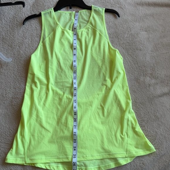 Women's Neon Green LuLuLemon Tank - Picture 7 of 7